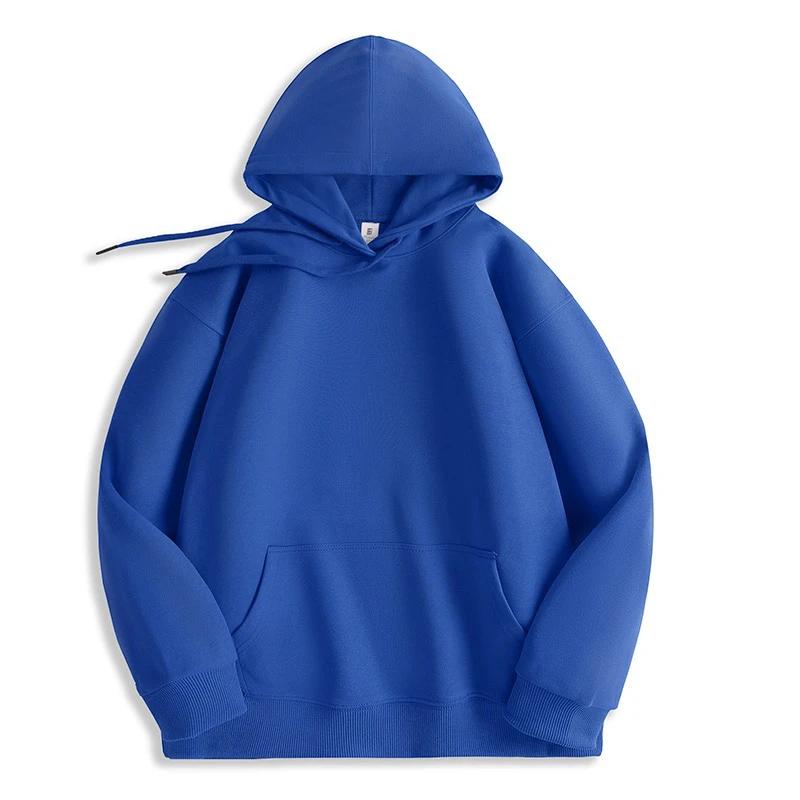 Sudadera de Color Sólido Oversize Para Hombres Mujeres Casual Primavera Otoño