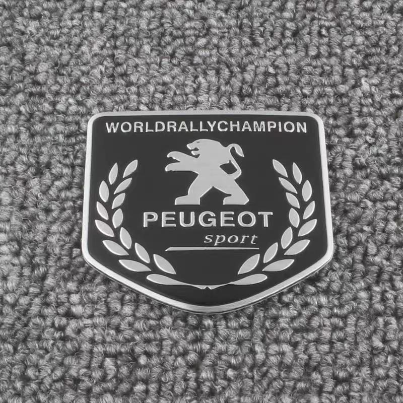 Samolepky na auto 3D hliníkové loga pro auto Peugeot 206 3008 208 308 307 2008 207 107 5008 4008 Dekorace karoserie auta Paster