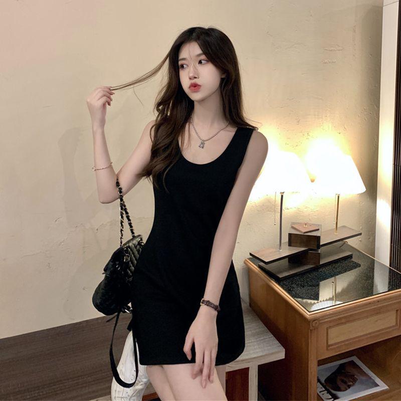 Petite Retro Plaid Skirt & Spliced Long Sleeve Top Set for Autumn/Winter Women