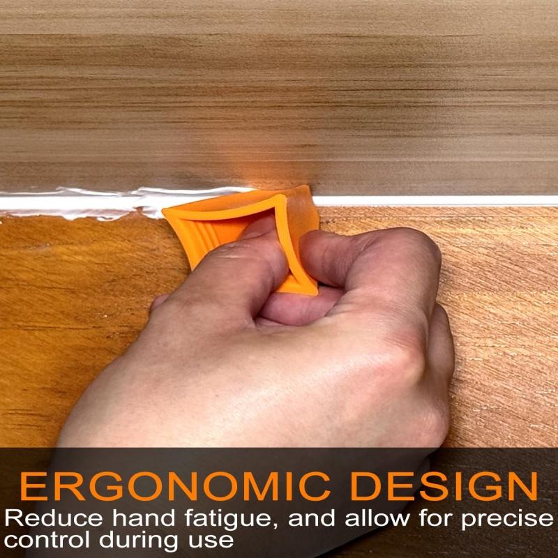 2Pcs Silicone Caulking Tool Set Sealant Grout Finishing Tool Spreader Spatula Scraper for Kitchen Bathroom Floor Sealant Sealing