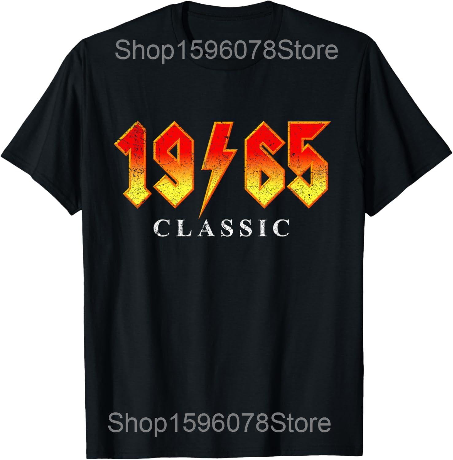 

Hello Sixty Est 1965 60 Years Old 60th Birthday T Shirt Humor Streetwear Tee Shirt Short Sleeve Unisex Loose Clothing 4XL