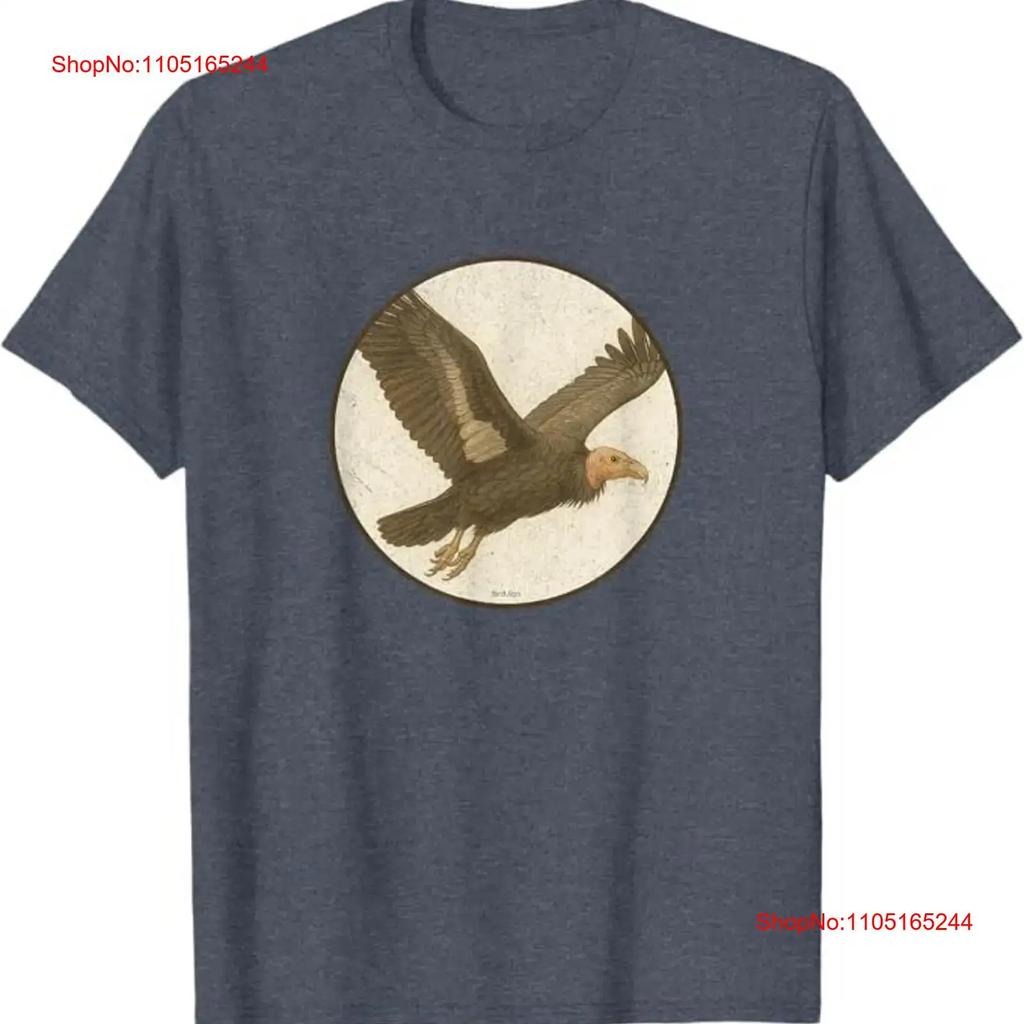 California Condor T Shirt Retro Bird Design 10 Colors By Fan Vintage Slightly Homme Breathable Unisex Stylish Graphic