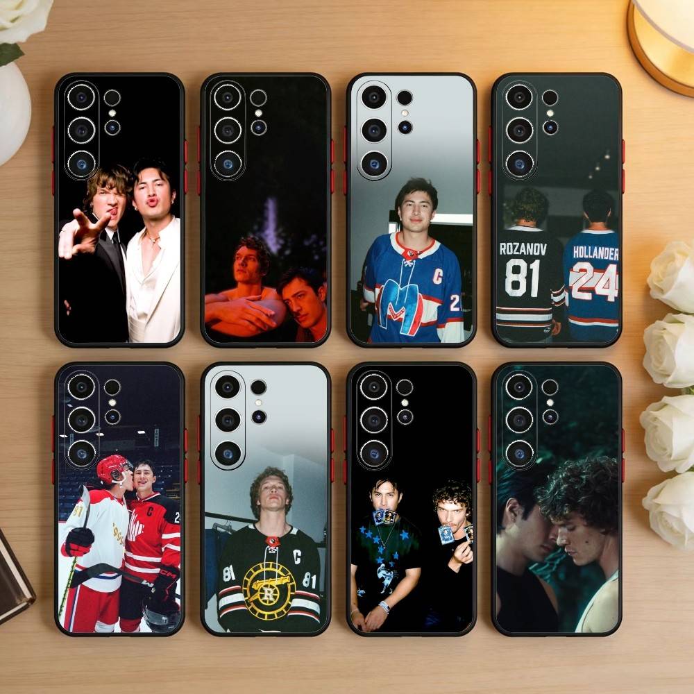 Heated Rivalry Phone Case For Samsung S26,S25,S24,S23,S22,S30,S21,Ultra,Plus,FE 5G Black Soft Cover