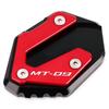 KJKLQQ Kickstand Extender Foot Side Stand Extension Foot Pad Support Plate Motorcycle Accessories For Yamaha MT09 MT-09 2013-2022