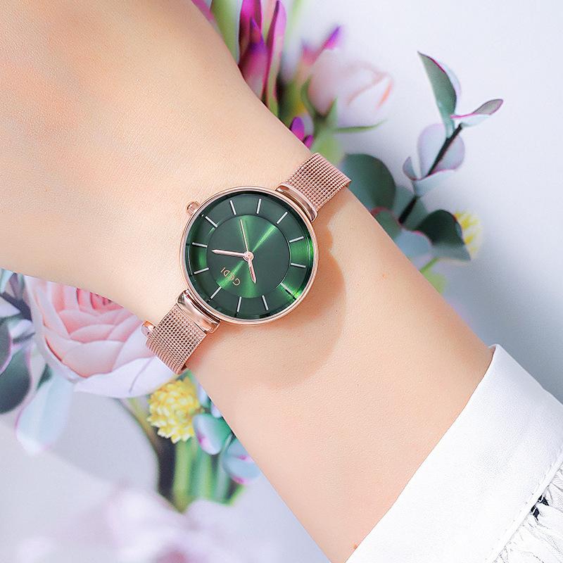 Damen Mode Wind Uhr Mittelschüler Minimalistisch Prüfungsuhr