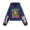 Kids' Casual Fashion Christmas Printed Long Sleeve Hooded Sweatshirt (No Drawstring)