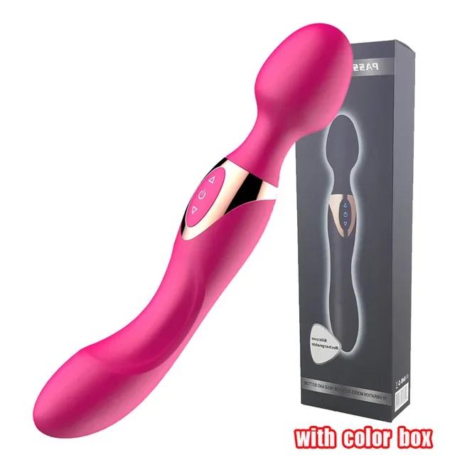 Powerful 10 Speeds Vibrator Clitoris Vagina G Spot Stimulate AV Massage sticks Dildo Female Masturbator Adult Sex Toy Woman 18+