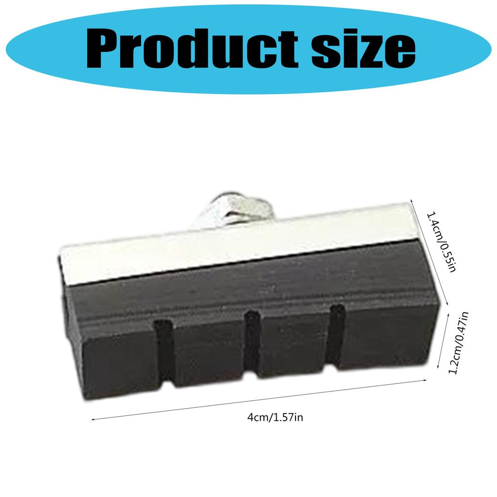 2 Pair V Brake Pads for Bicycles Bikes Brake Shoes Bicycles V Brake Pads Set for Mountain Bicycles Front Back Wheel