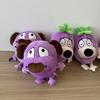 Eggplant Courage Plush Doll Plush Toy Eggplant Dog Doll Purple Dog Comfort Gift