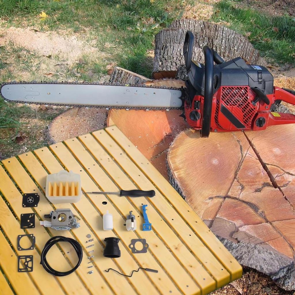 Wool Fuel Filter, Engine Parts for Weeding Machines and Chainsaws, Set of 5, Easy