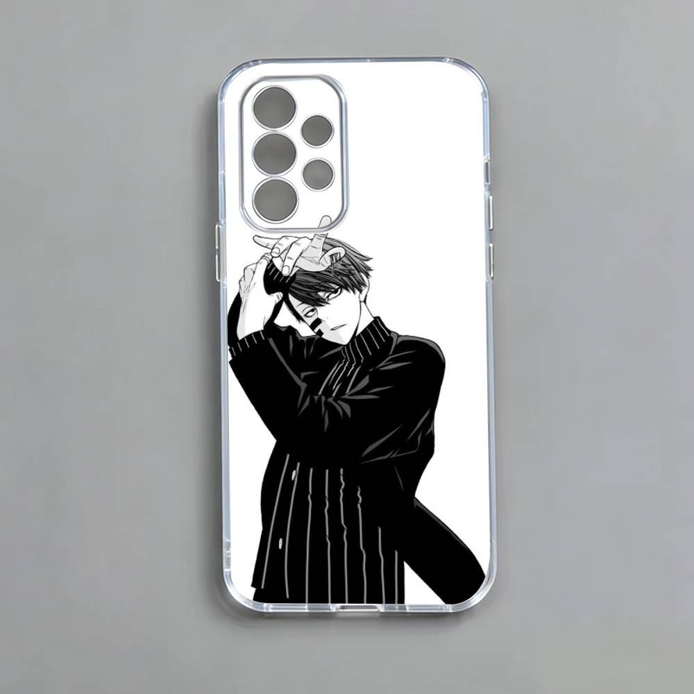 T-TOUGE-N-ANKI Phone Case For Samsung S25,S24,S21,S22,S23,S30,Ultra,S20,Plus,Fe,Note,10,9,5G Transparent Cover