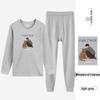 Men's Cotton Thermal Underwear Set for Autumn & Winter – Youth Round Neck Antibacterial