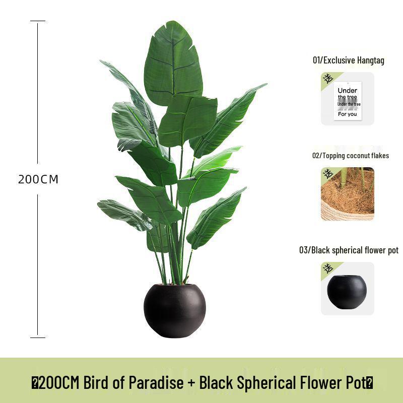 Luxurious Bionic Bird of Paradise: Large Artificial Indoor Floor Plant Decoration