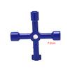 1Pc Multifunction 4 Ways Universal Triangle Wrench Key Plumber Keys Triangle