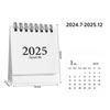 2024-2025 Mini Desk Calendar Standing Flip Desktop Calendar Running From July 2024 To December 2025, Desk Calendar With Stickers