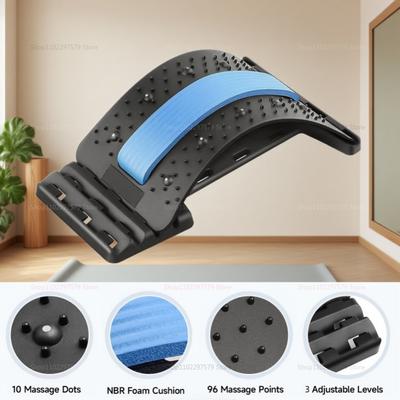 Lumbar Soothing Device Fitness Lumbar Massager Support Relaxation Tool Stretcher for Spine Pain Relief Massageador Equipment