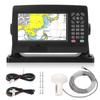 Plotter Grafic GPS Navigator Satelitar Transponder cu Antenă GNSS Sistem Dublu de Hărți Impermeabil IPX6 pentru Barcă Marină
