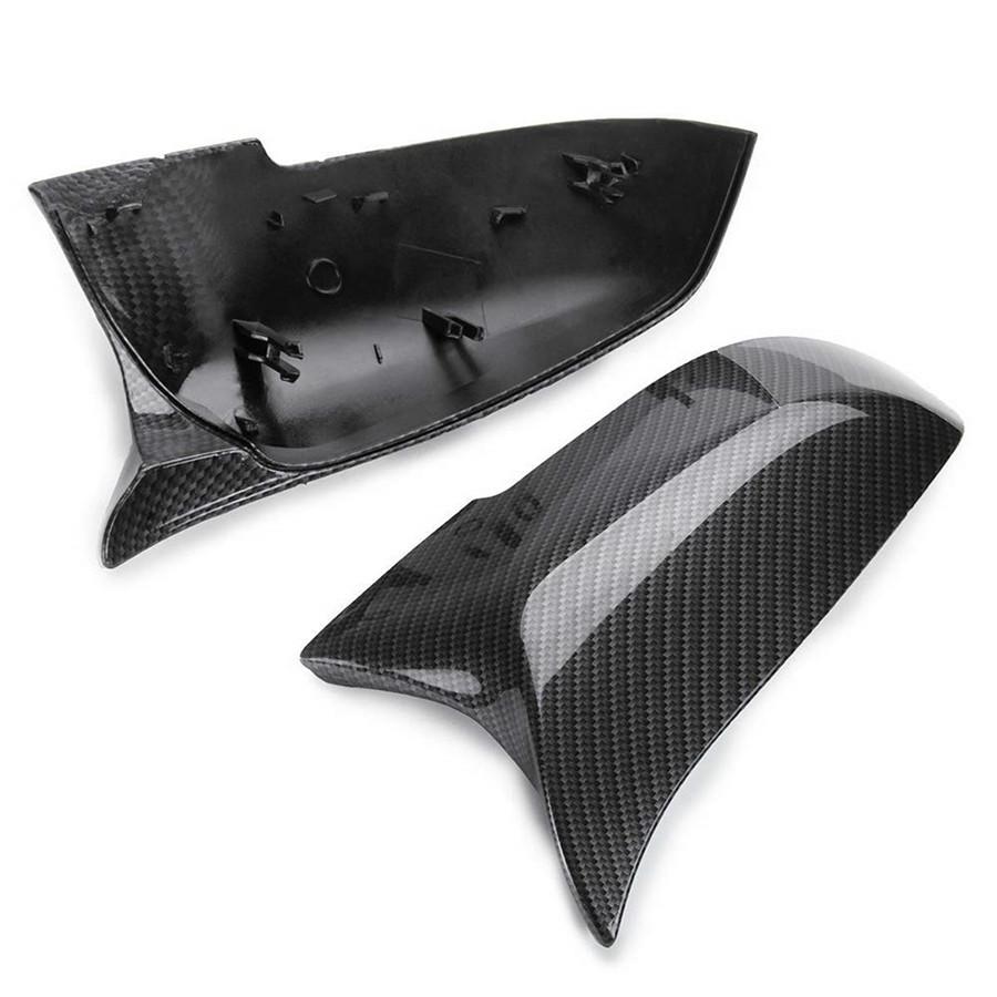 Spiegelkappe in Carbonfaser-Optik für BMW 2/3/5 Türer X1 F20 F21 F22 F30 F31 F32 F33