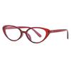 Trendy Small Frame Anti Blue Light Glasses Men and Women Fashion Cat Eyes Versatile Glasses Watching Computers Phones Goggles