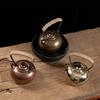 Handcrafted Pure Copper Teapot Traditional Tea Brewing 750ml/1000ml Long Spout Or Cannon Antique Finish
