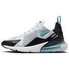 Air Max 270 Weiß Dusty Cactus Damen Sneaker Schwarz Metallic-Silber AH6789-115