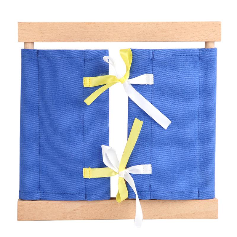 Children's Educational Wooden Game Set: 8 Fun Dressing and Life Skills Activities for Early Learning