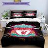 Set copripiumino 3 pezzi (1*Copripiumino + 2*Federe, Senza Nucleo),Set Biancheria da Letto con Stampa Liverpool F.C, Decorazione Camera da Letto, Per Tutte le Stagioni, Regalo di Compleanno