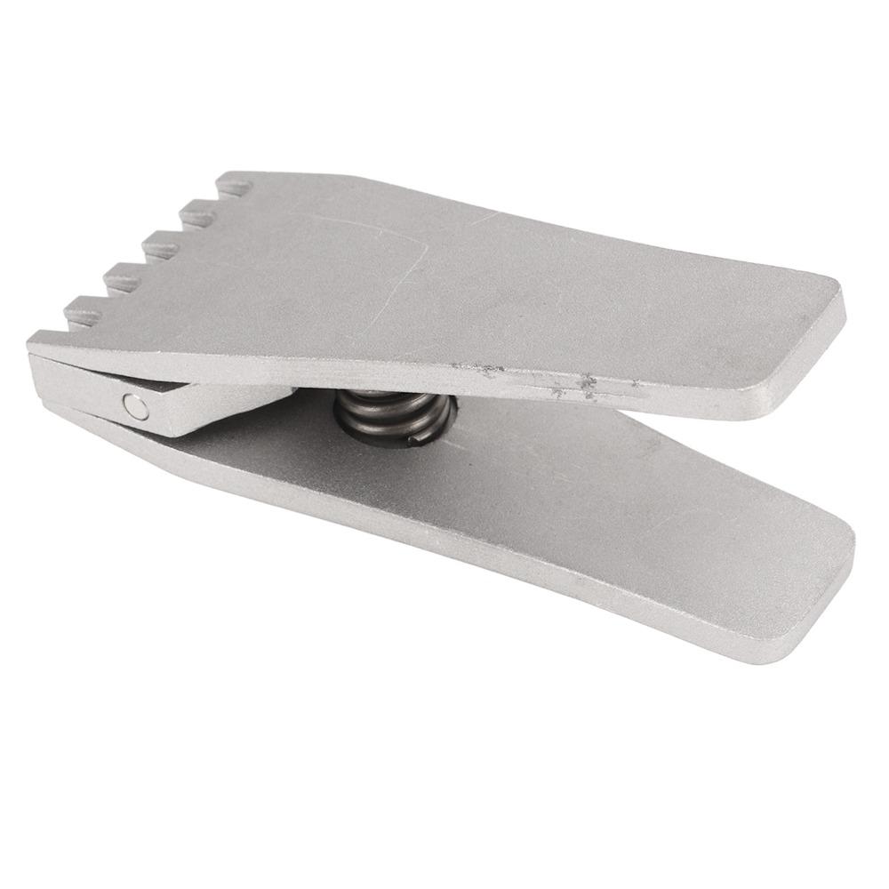 Aluminum Alloy Stringing Clamp Spring Loaded Racket Stringing Tool Racket Repair
