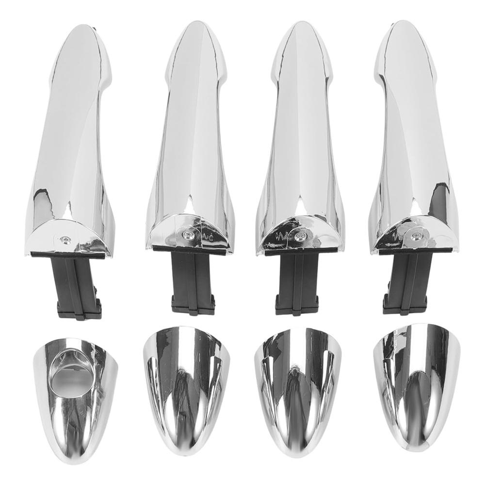 4PCS Chrome Door Handle Outside Front+Rear Left+Right For Kia Sportage 2011-2016
