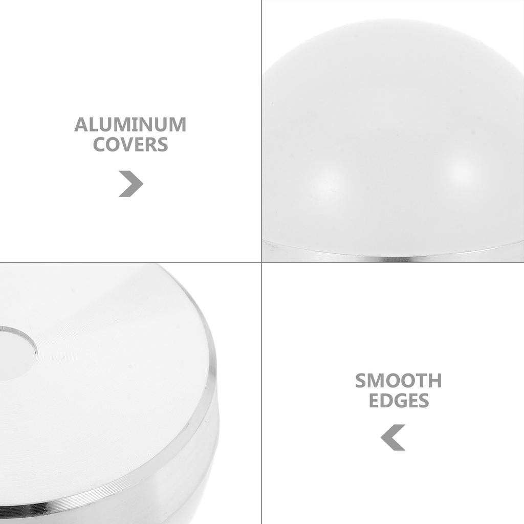 LED Bulb Diffuser Cover Half Circle Design Fog Proof Pc Material Even Soft Light Distribution Lamp Shade Ideal for Home Office