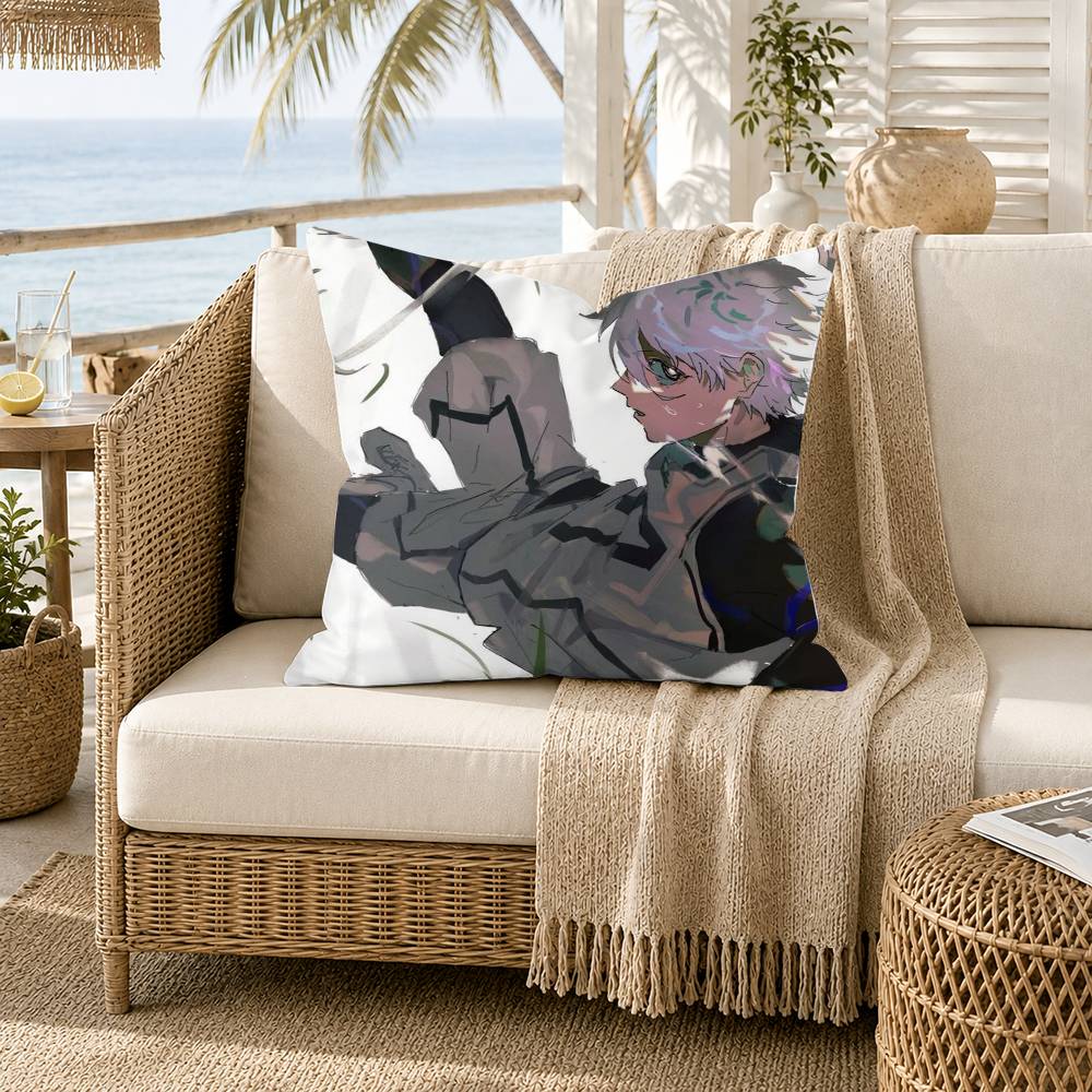 BBLUE LOCKS SSeishiro Nagi Pillow Case for Sofa Living Room Home office Decor Protective Cover