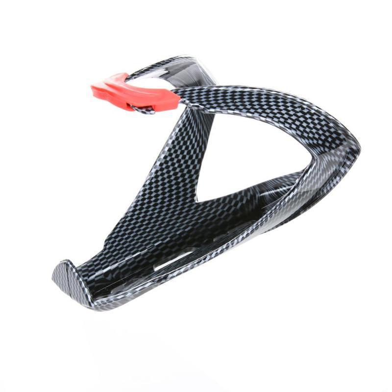 Black Imitation Carbon Fiber Bike Glass Water Bottle Holder MTB Cycling Road Bicycle Water Bottle Cages Bicyle Bike