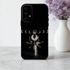 O-Occult W-Witchcraft M-Moon G-Gothic Witch Phone Case For Samsung Galaxy A73,A72,A71,A70,A53,A52,A51,Soft Silicone Black Cover