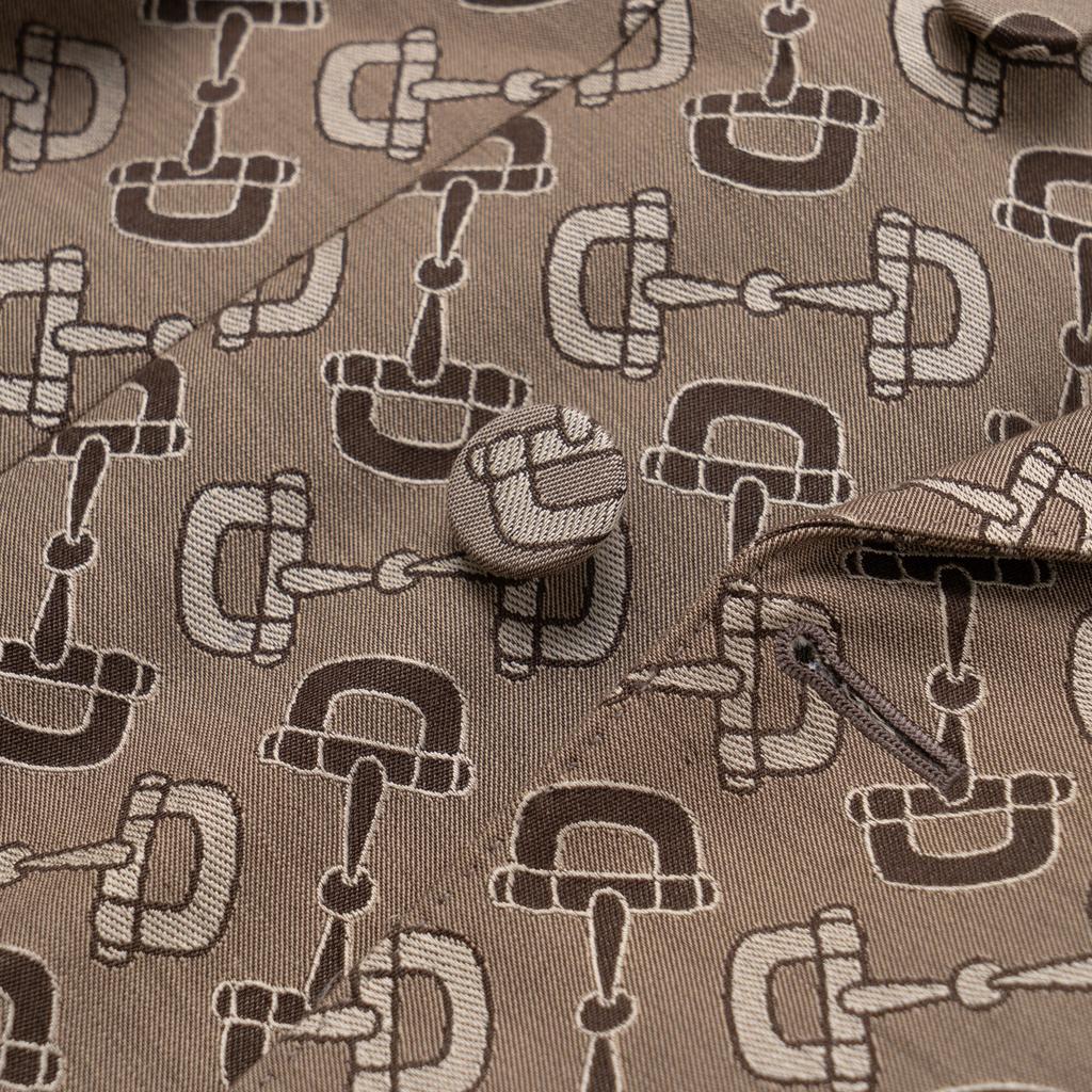 Gucci Gg Pattern Double Breasted Jacket 705284-ZAKIV-9549