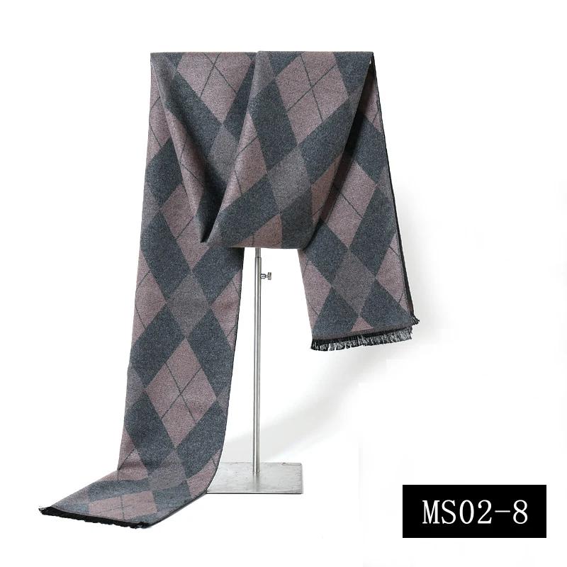 

Fashion Men Scarves Luxury Plaid Autumn Winter Pashmina Neckerchief Thicken Warm Imitation Cashmere Men s Business Long Wraps for daily use