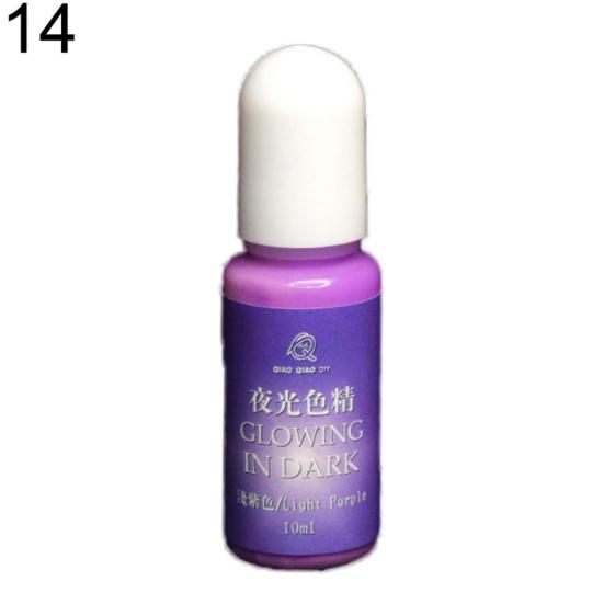 Yousheng 20 Colors Luminous Pigment Dye UV Resin Epoxy DIY Making Crafts Jewelry Supply