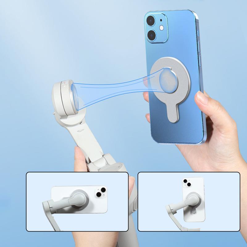 Dla DJI Magnetyczny Uchwyt Pierścieniowy do Dowolnego Telefonu dla Magsafe DJI OM7/7P/6/5/4SE/4 Dla DJI Osmo Akcesoria Stabilizatora Gimbala