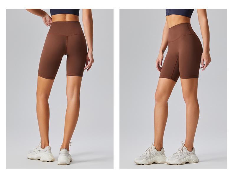 High Waist Women's Three-Quarter Yoga Shorts - Tight, Elastic, Hip Lift for Running, Cycling, and Fitness