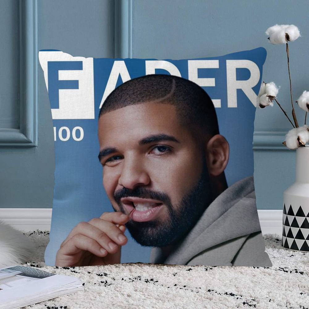 Singer DDrake For Hip Hop Pillow Cover for Bedroom Room and Living Room Sofa Decorative Cushion Cover
