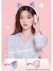 N28 Bluetooth Cat Ear Headphones for Girls - Pink, Luminous, Wireless, Colorful Lights