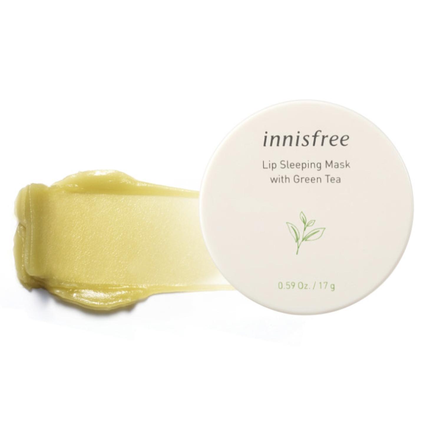 

Innisfree Ночная маска для губ с зеленым чаем 17 г (3 типа)