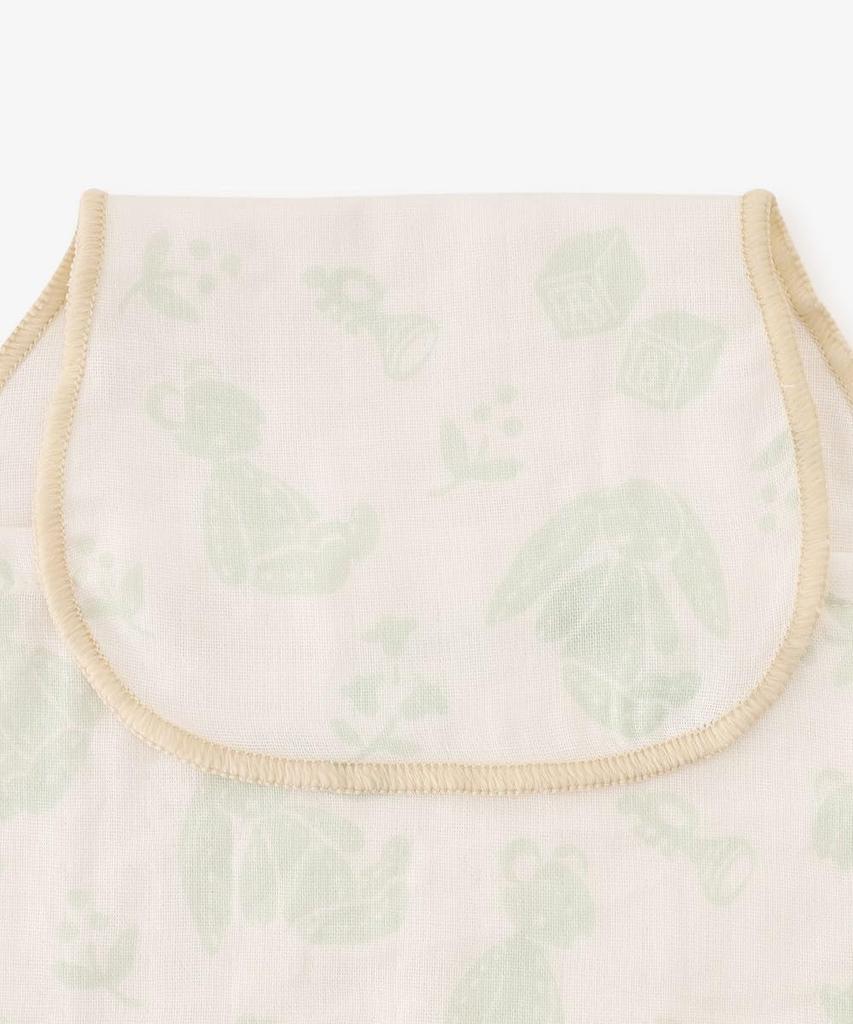 Afternoon Tea Living HY32 Animal Print Gauze Bib of White Sweat-Absorbing (Set 2)