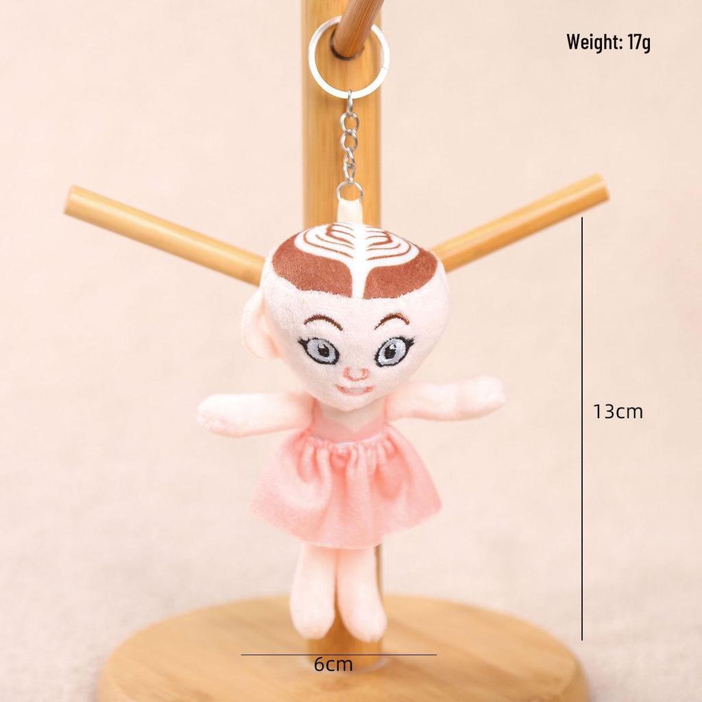 AI Klassiska Berg och Hav Gränsöverskridande Plysch Pinne Figur Nyckelring Hänge