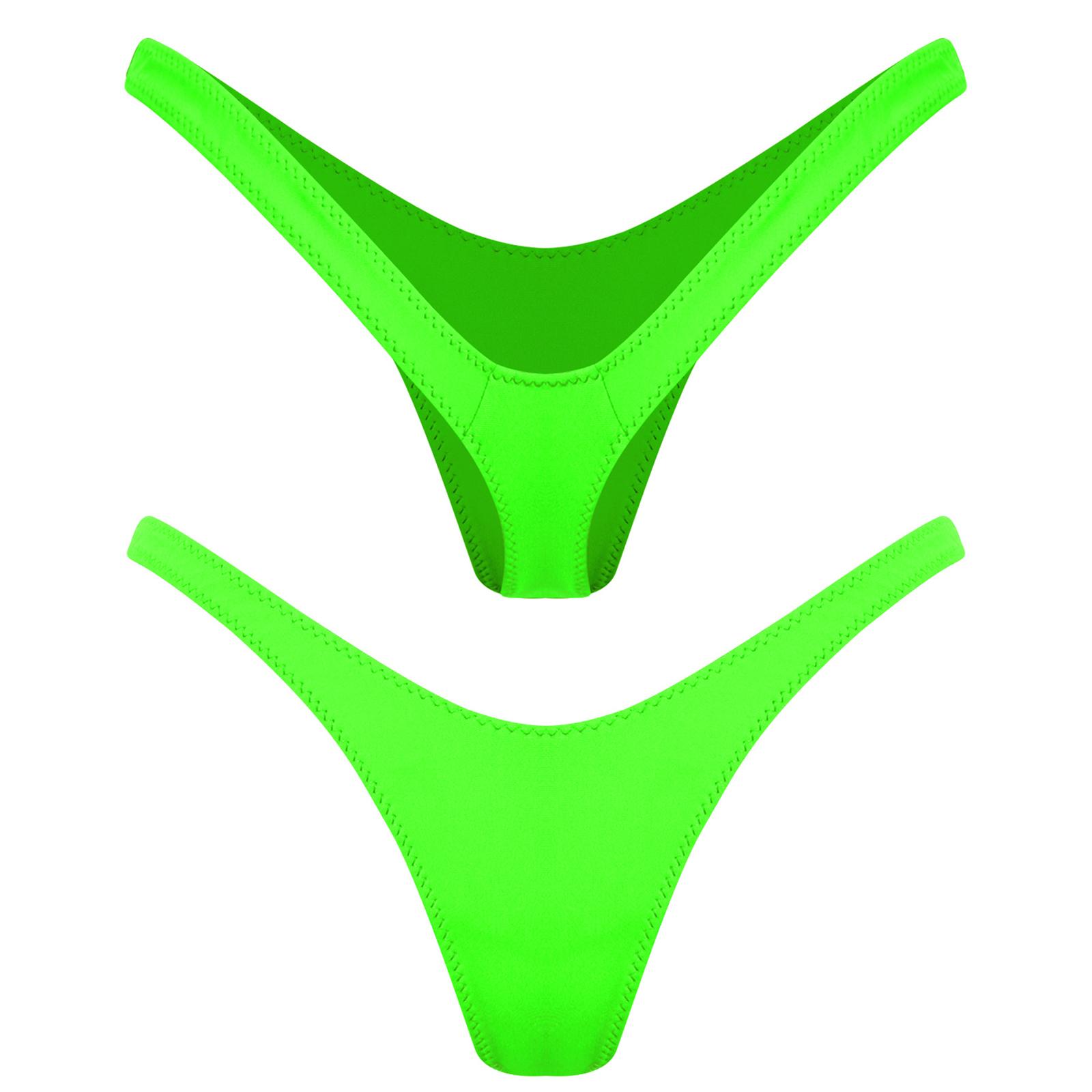 

Жіночі стрінги V-подібної форми, стрінги Т-подібного дизайну, міні-бікіні, плавки для приватного басейну, купальник, нижня білизна, нахабне покриття L флуоресцентний жовтий колір