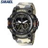 Military Sport Watches for Men 50m Waterproof Digital LED Men Sports Wrist Watches 8007B Quartz Digital Dual Time Watch