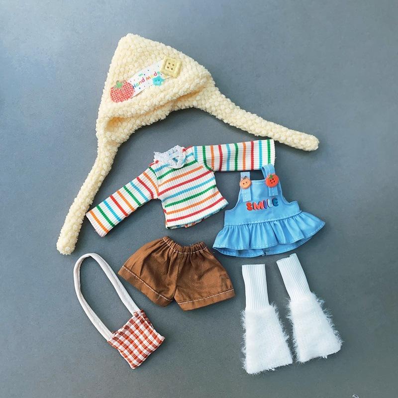 1 Set Casual Princess Skirt Pants Hoodie Kit 1/6 Doll Clothes Cute Clothing For 30Cm Dolls Universal Clothing Doll Accessories