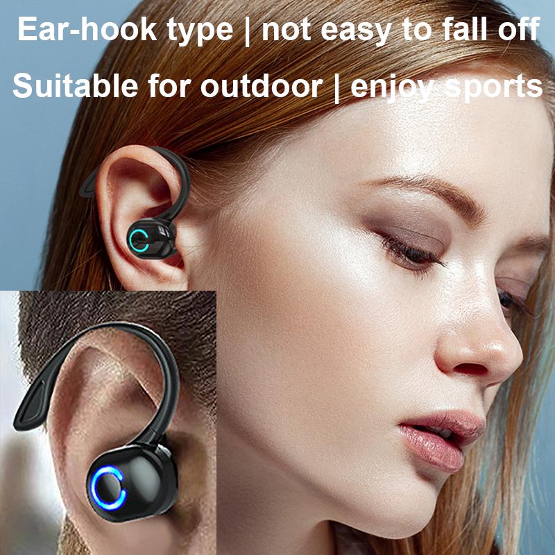 3pcs Bluetooth Earphone Wireless Headphone With Mic Ear-hook In-ear Earphones HD-Call HiFi Sport Outdoor Headset For