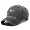 New Washed and Old Love Cap Women's Summer Black and Gray Sunscreen Baseball Cap Spring and Autumn Hat Men's
