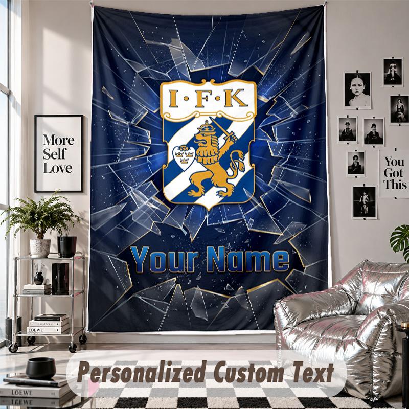 Wandbehang mit individuellem Namen & Text, ifk göteborg Dekorative Wandteppich für Schlafzimmer