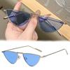 Vintage Korean Cat Eye Small Frame Sunglasses For Women Men Metal Fashion Multicolour Eyeglasses Outdoor UV Protection Shades Sunglasses